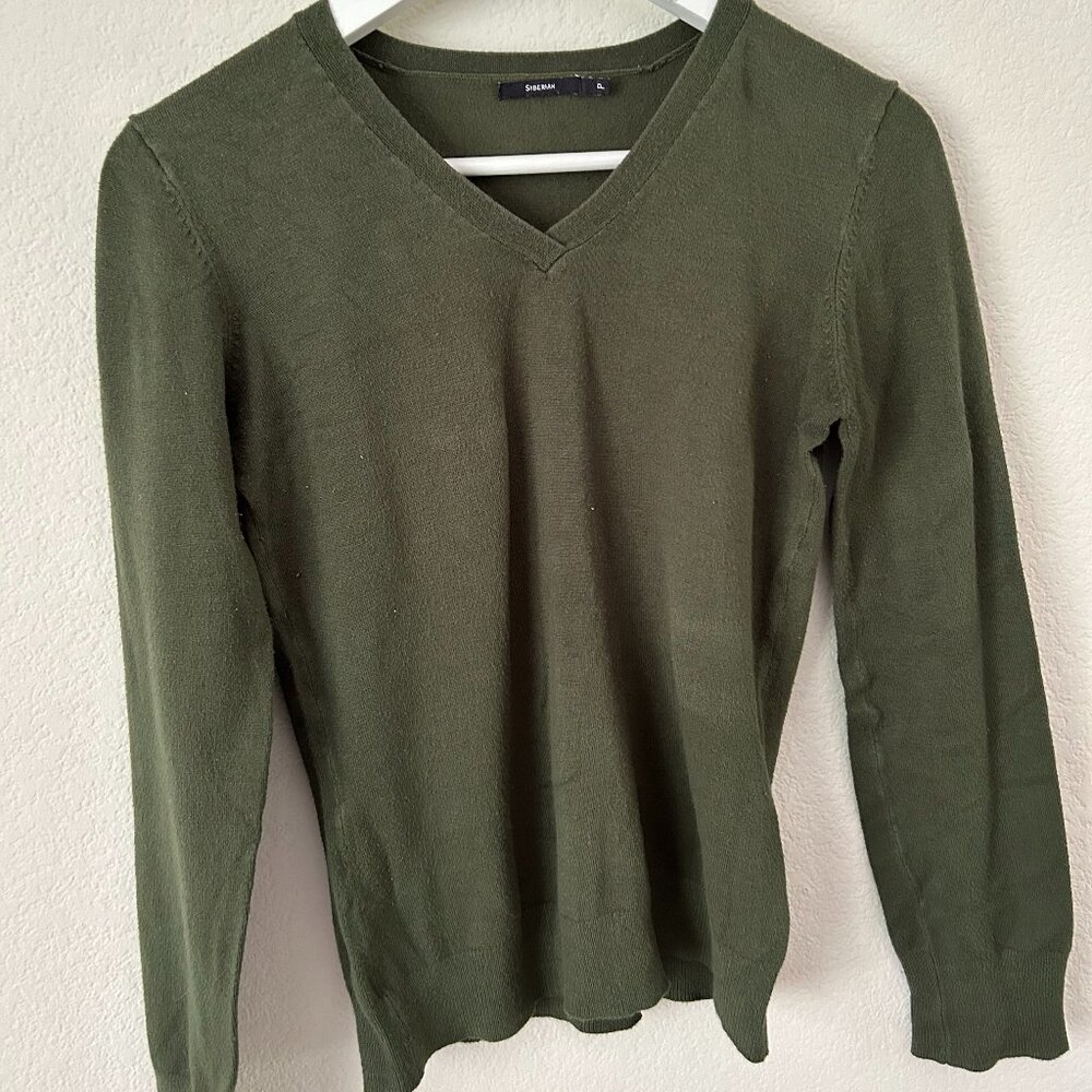 Basic Green Long-Sleeve T
